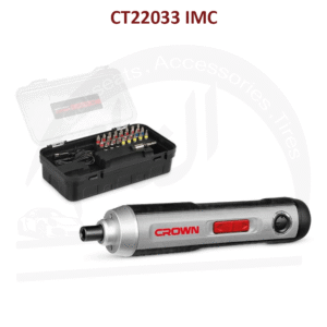 مفك بطارية 3.6 فولت + 28 قطعة إكسسوار CROWN موديل CT22033