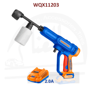 ماكينة غسيل بطارية 20 فولت +2 بطارية وشاحن WADFOW موديل WQX11203